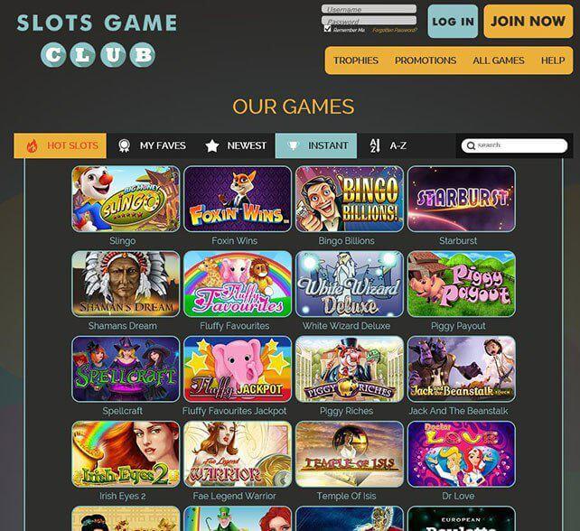 Slots Game Club Casino