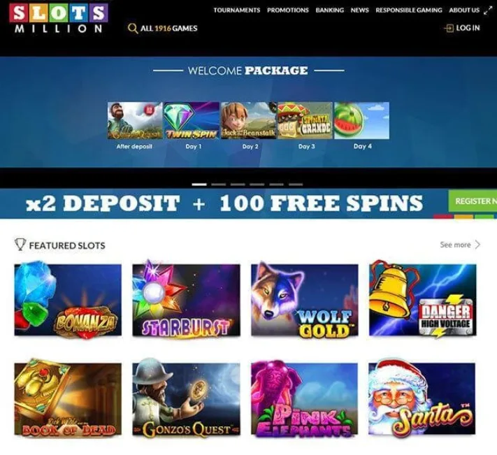 Slots Million Homepage