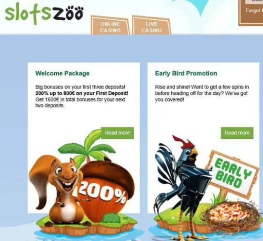 Slots Zoo Casino Bonus