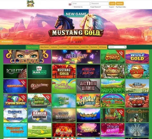 Brand Slots Jungle homepage screenshot