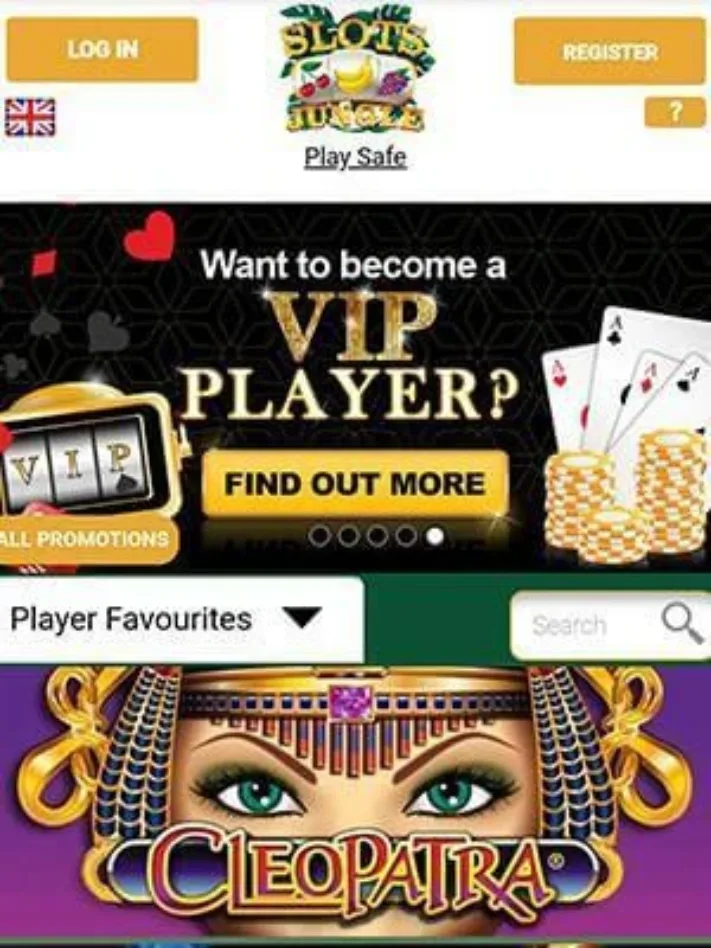 Brand SlotsJungle homepage mobile screenshot