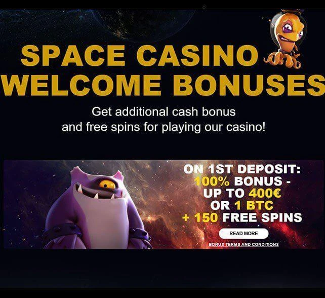 Space Casino Bonus Example