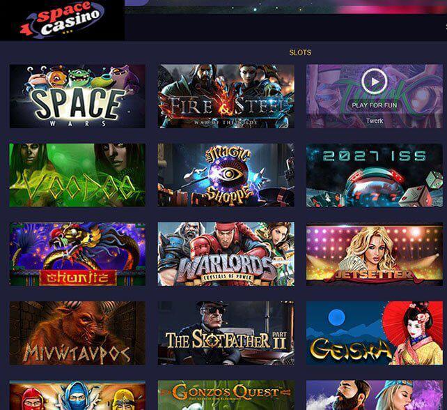 Space Casino Games Screenshot