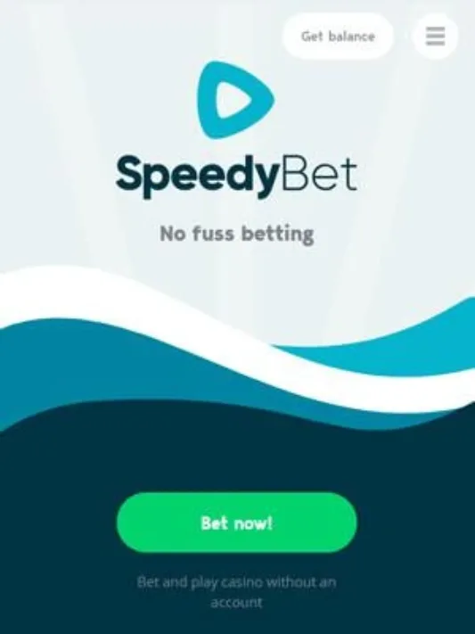Speedy Bet Mobile Landing Page Homepage Front