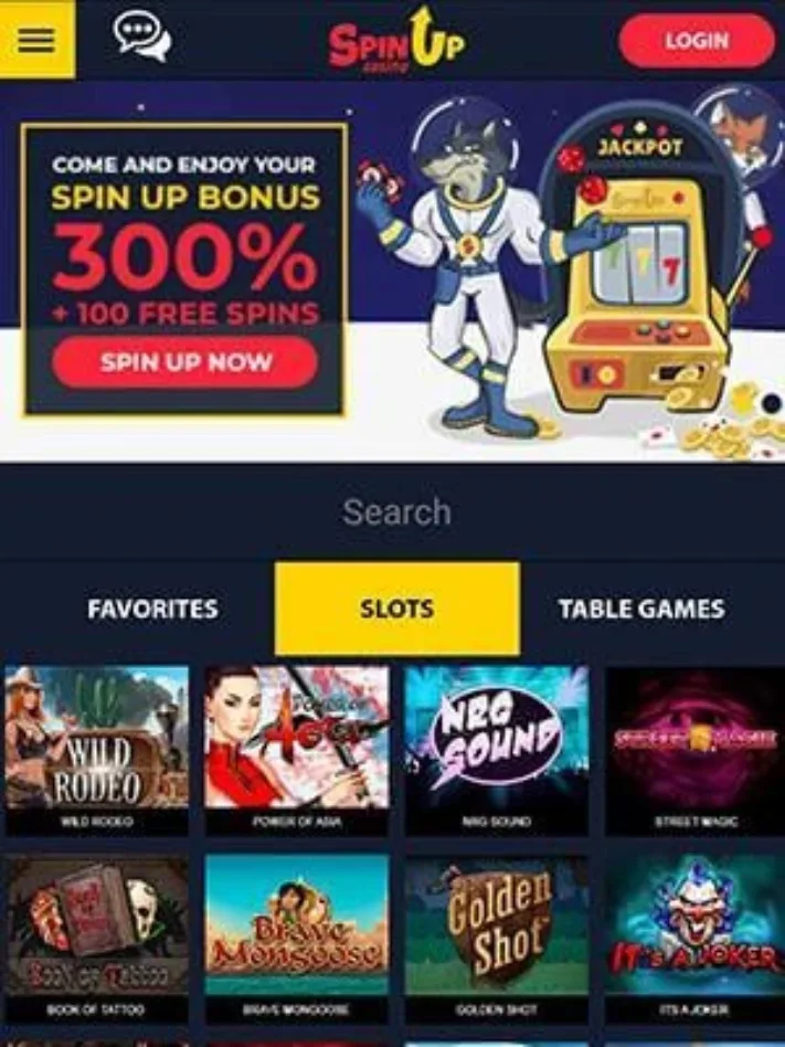 Spin Up Casino | GRAB 300% up to €1000 | NewCasinos.com