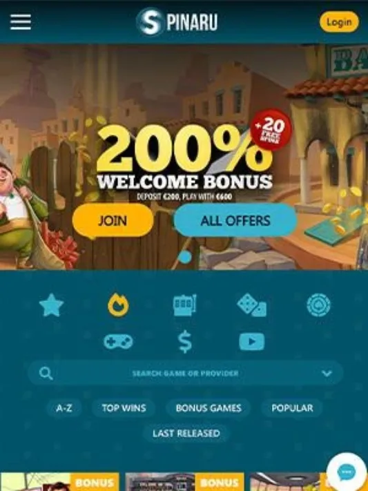 Spinaru Casino Mobile App