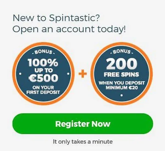 Spintastic Casino Bonus