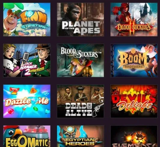 Split Aces Casino Games Selection