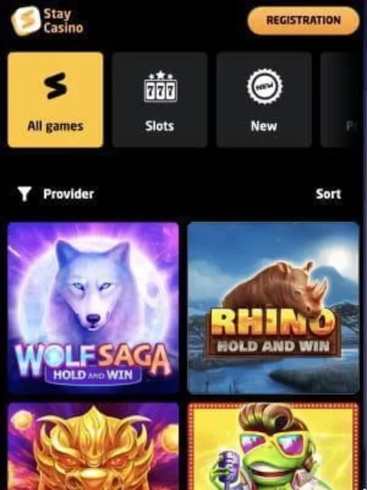 StayCasino games on mobile