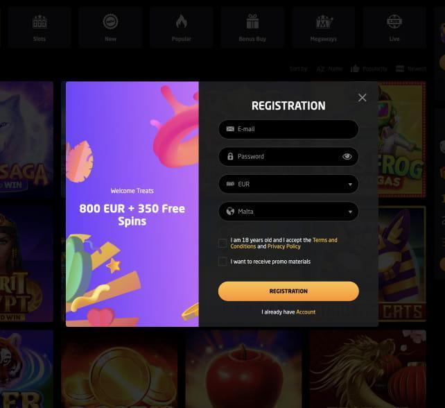 StayCasino registration