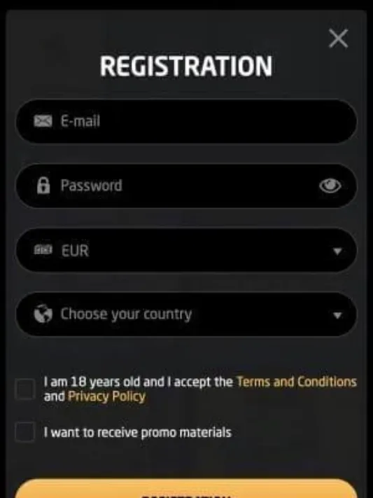 StayCasino registration on mobile