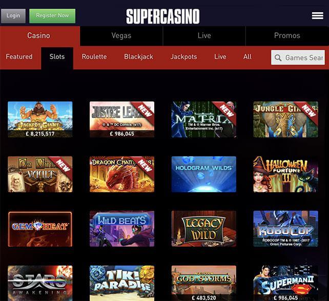 SuperCasino Games