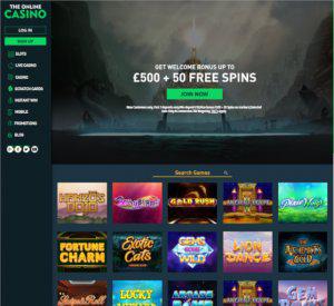 The Online Casino bonus