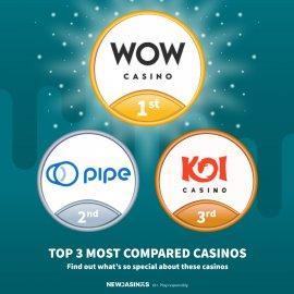 Top 3 Most Compared Casinos – Week 4 logo