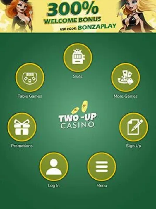 Two Up Casino Mobile App
