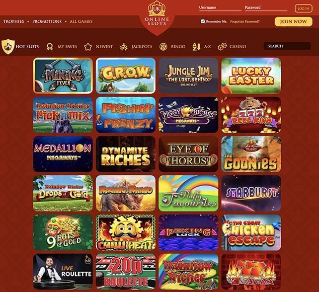 Online Casino Slots Uk