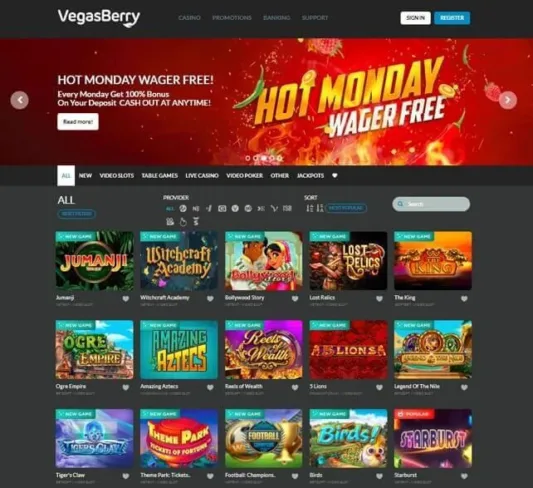 Vegasberry Homepage