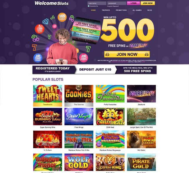 Welcome Slots
