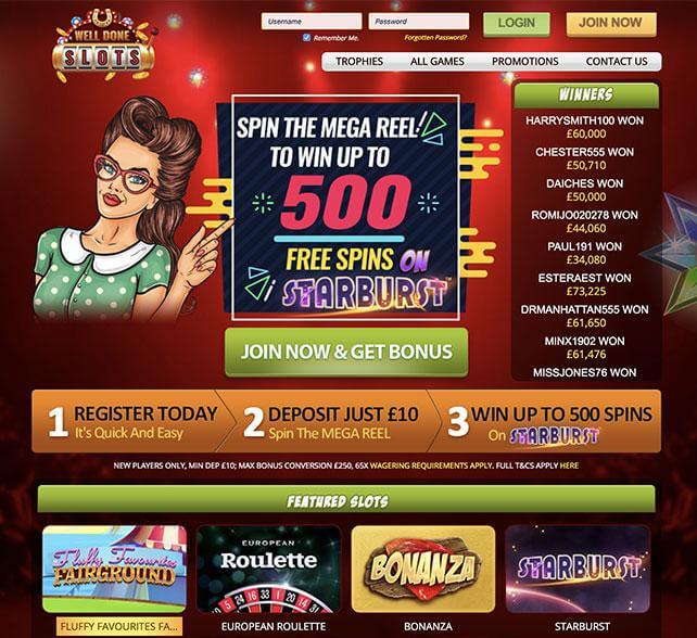 Well Done Slots Casino