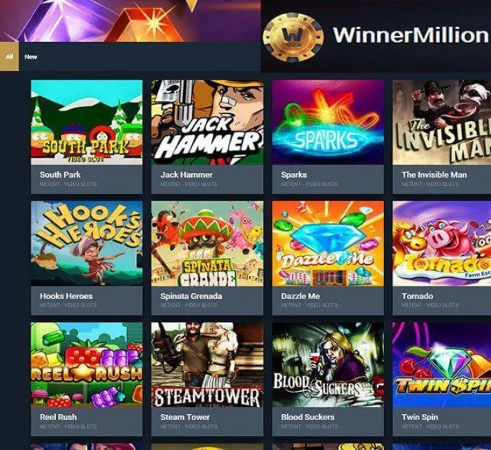 Winner Million Games Selection