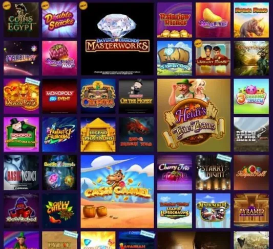 Winstar Casino Games Page