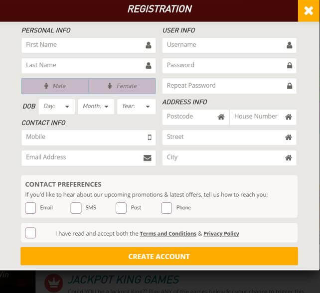 X Factor Games Registration Casino