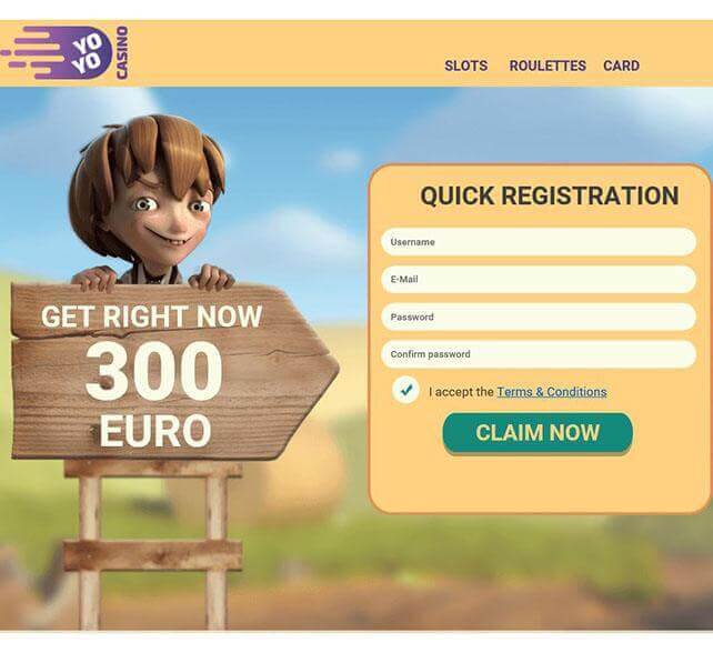 a Bonus at YoYo Casino
