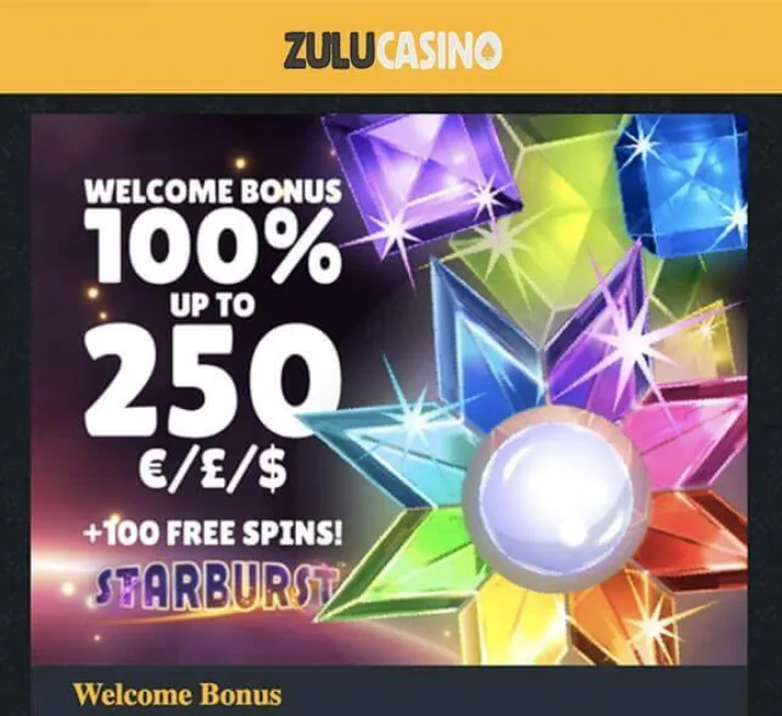 Zulu Casino Bonus