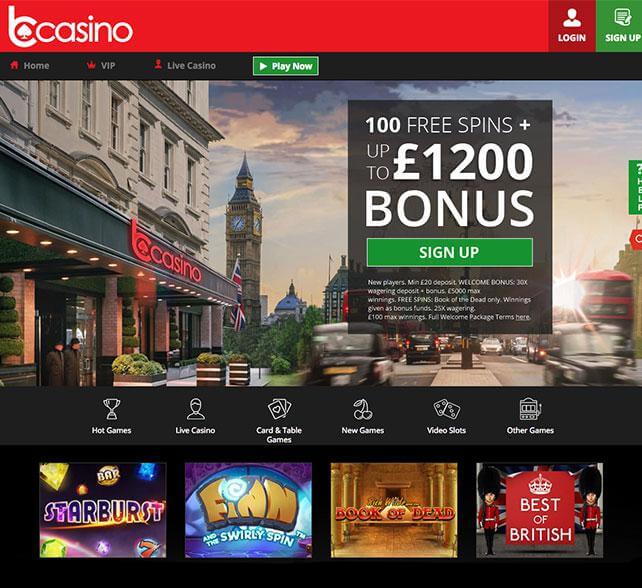 bCasino Home