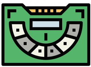 Baccarat table logo