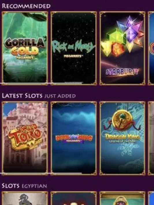 Casino Nile games on mobile