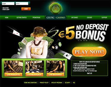 Celtic Casino hem