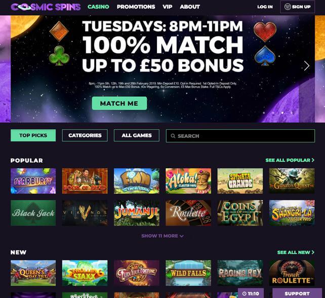 Cosmic Spins Homepage