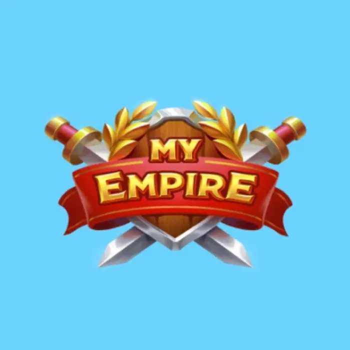 MyEmpire Casino MyEmpire Casino logo tummalla taustalla