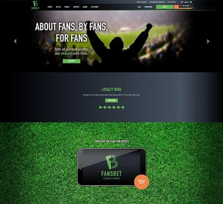Fansbet Homepage