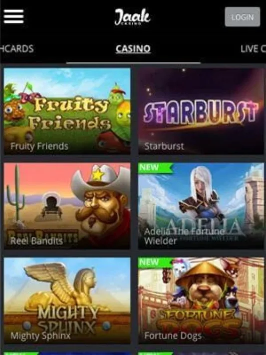 Jaak Casino Mobile