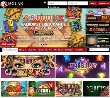 Jaguar Casino Hemsida