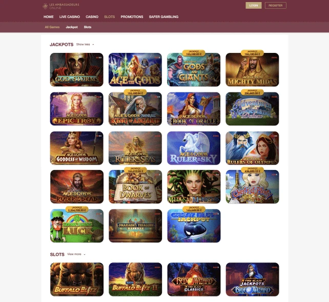 Game Collection at Les Ambassadeurs