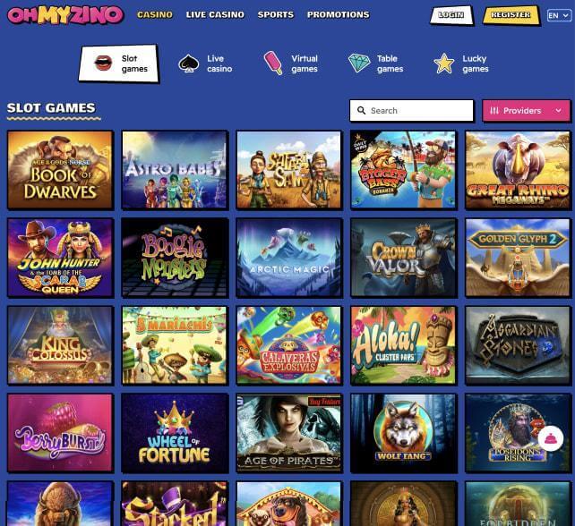 ohmyzino-Games-Screenshot-NewCasinos-EN TOP 10 Online Casinos Werbeaktion 101