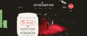 Spin Empire Casino VIP hemsida