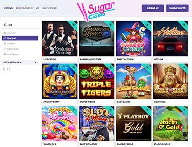 Sugar Casino spel