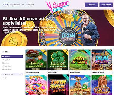 Sugar Casino - Svensk hemsida