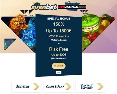 SvenBet Casino Bonus Example