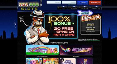 Top Dog Slot Casino's logo