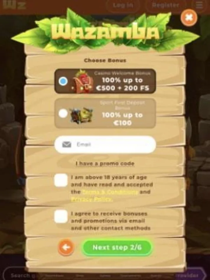 wazamba casino